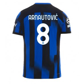 Inter Milan Marko Arnautovic #8 Hemmatröja 2023-24 Kortärmad